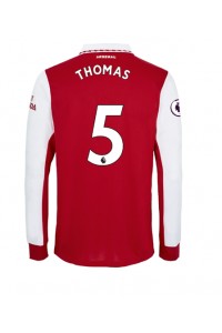 Arsenal Thomas Partey #5 Voetbaltruitje Thuis tenue 2022-23 Lange Mouw